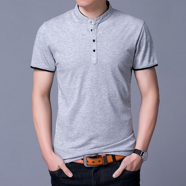 men's polos 2021 summer mens shirt pure cotton short-sleeve slim fit shirts mandarin collar casual, White;black
men's polos 2021 summer mens shirt pure cotton short-sleeve slim fit shirts mandarin collar casual, White;black