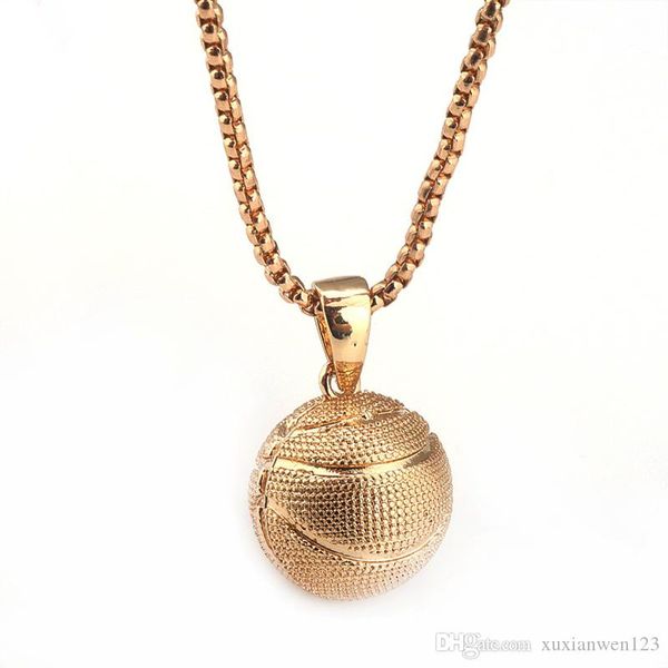 factory sale necklace basketball stainless steel hip hop pendant sport fans gift link chain gold color men jewelry rugby necklaces, Silver
factory sale necklace basketball stainless steel hip hop pendant sport fans gift link chain gold color men jewelry rugby necklaces, Silver