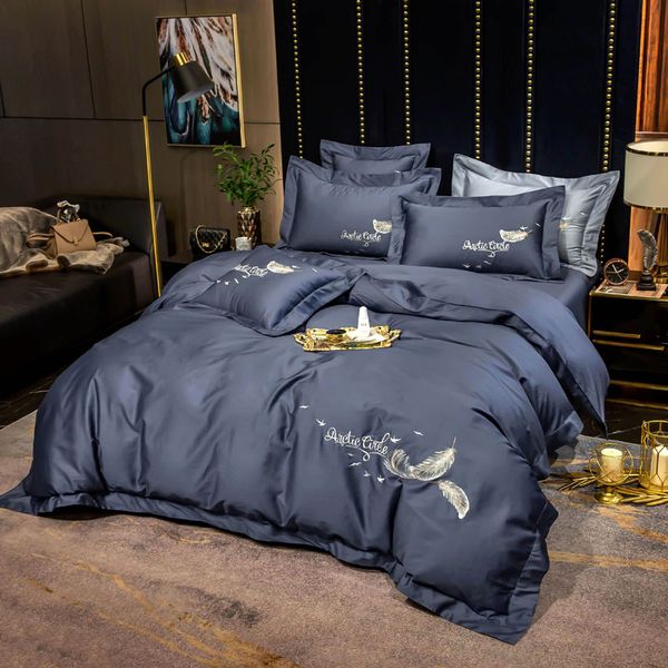 long-staple cotton high-end embroidery tribute satin satin solid color bed linen quilt bedding cotton luxury quilt bedding set
long-staple cotton high-end embroidery tribute satin satin solid color bed linen quilt bedding cotton luxury quilt bedding set