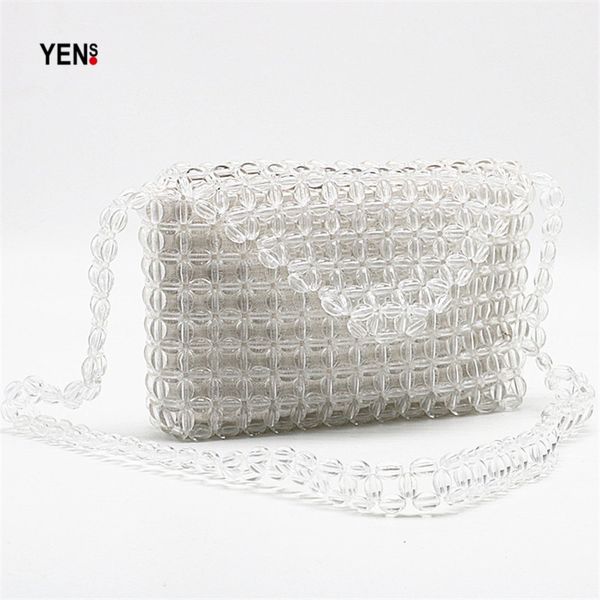 women clear beading bag brand designer knitting beaded clutch transparent acrylic handbag lady woven beach bag pearl clear purse
women clear beading bag brand designer knitting beaded clutch transparent acrylic handbag lady woven beach bag pearl clear purse