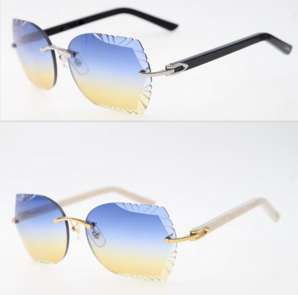 carved lens sunglasses 8200762 rimless metal mix aztec black plank sunglasses optical cat eye slim and elongated triangle lenses06, White;black
carved lens sunglasses 8200762 rimless metal mix aztec black plank sunglasses optical cat eye slim and elongated triangle lenses06, White;black
