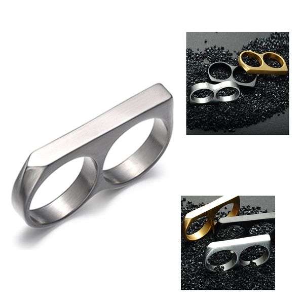 gold silver black 10th titanium steel creative boxing equipment double ring ring hip hop locomotive punk series finger tiger ring
gold silver black 10th titanium steel creative boxing equipment double ring ring hip hop locomotive punk series finger tiger ring