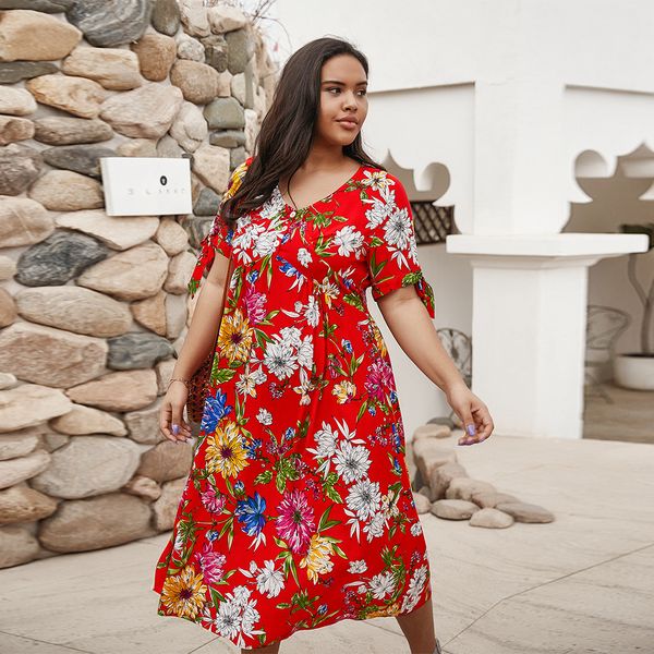 2020 Summer Womens Ruched Dresses Butterfly Sleeve Plus Large Size Fashion Elegant Mesh Maxi Ramadan Floral Dress
2020 Summer Womens Ruched Dresses Butterfly Sleeve Plus Large Size Fashion Elegant Mesh Maxi Ramadan Floral Dress