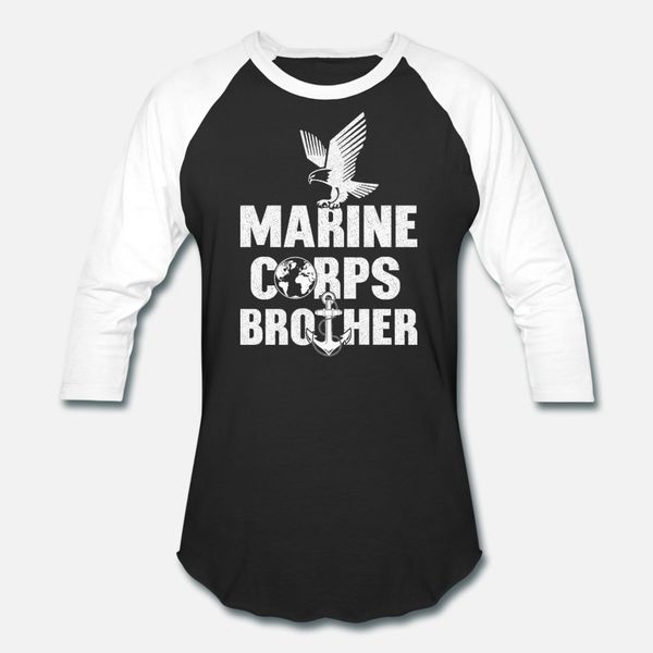 marine corps brother t shirt men custom tee shirt s-xxxl clothes fit authentic spring autumn family shirt