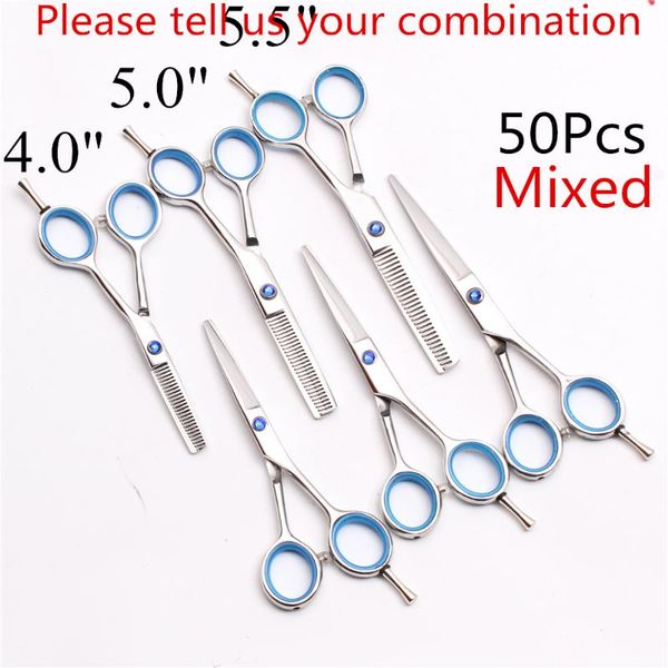 hair scissors 50pcs 4.5" 5.0" 5.5" engraving logo thinning cutting shears styling tool professional c1117
hair scissors 50pcs 4.5" 5.0" 5.5" engraving logo thinning cutting shears styling tool professional c1117