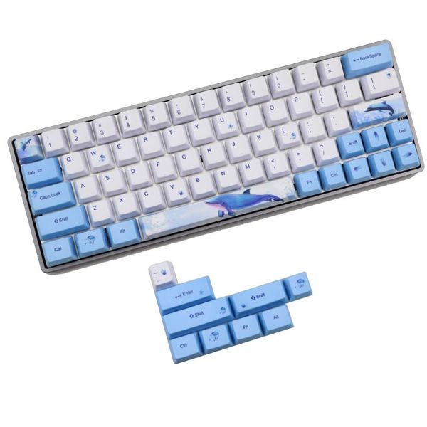 whale keycap 60% pbt oem keycap set mechanische toetsenbord voor gh60 rk61/alt61/annie /poker gk61 gk64 dz60
whale keycap 60% pbt oem keycap set mechanische toetsenbord voor gh60 rk61/alt61/annie /poker gk61 gk64 dz60