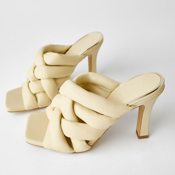 slippers summer woven women slides high heel square toe sandals heels shoes casual outside, Black
slippers summer woven women slides high heel square toe sandals heels shoes casual outside, Black