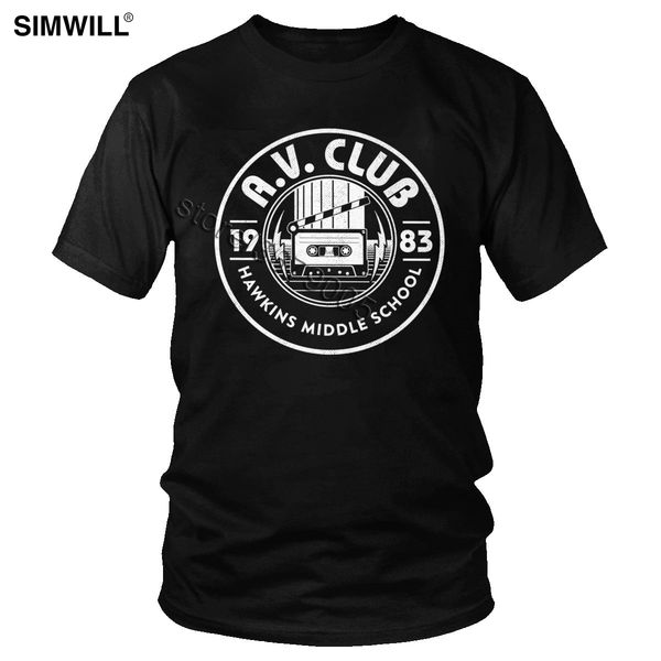 urban latest shirts men's cotton hawkins middle school t shirt 1983 a.v. club tees short sleeved 80s nostalgia cassette t-shirt 
urban latest shirts men's cotton hawkins middle school t shirt 1983 a.v. club tees short sleeved 80s nostalgia cassette t-shirt