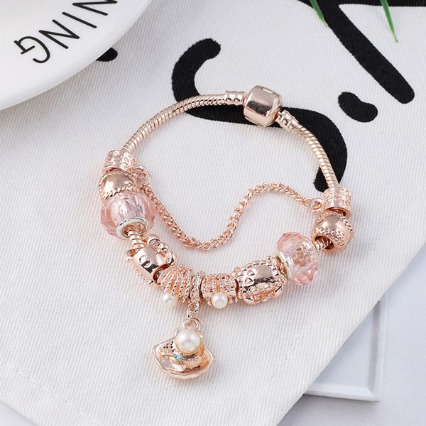 fashionable pearl shell bracelet diy creative europe and the united states trend pan bracelet ladies jewelry manufacturers direct sales, Black
fashionable pearl shell bracelet diy creative europe and the united states trend pan bracelet ladies jewelry manufacturers direct sales, Black
