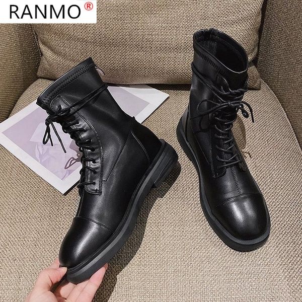 2020 new style lace-up woman warm boots winter fashion sewing splice casual boots motorcycle booties platform zip ankle, Black
2020 new style lace-up woman warm boots winter fashion sewing splice casual boots motorcycle booties platform zip ankle, Black