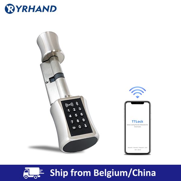 smart lock diy keyless double replacement cylinder app wifi euro locks