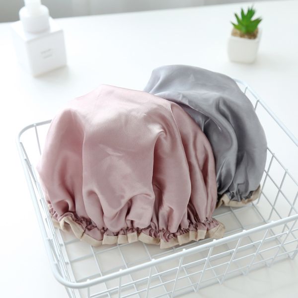 solid color shower cap for long hair waterproof mold washable hair cover women and girls
solid color shower cap for long hair waterproof mold washable hair cover women and girls