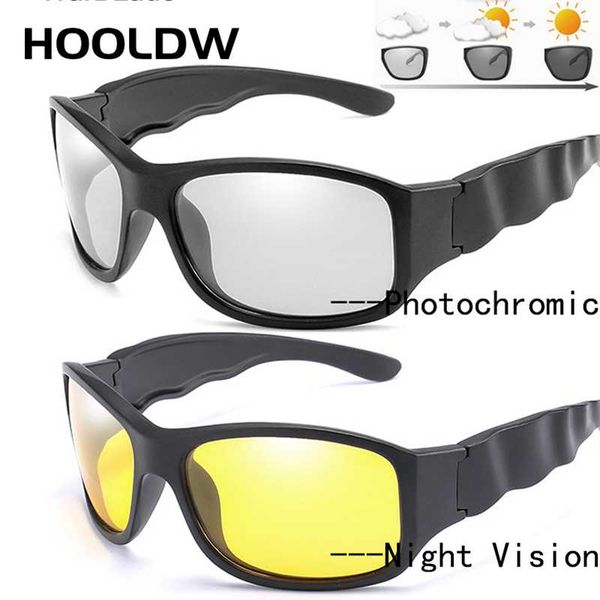 hooldw new polarized pchromic sunglasses men night vision glasses day night driving anti-glare goggles sun glasses uv400, White;black
hooldw new polarized pchromic sunglasses men night vision glasses day night driving anti-glare goggles sun glasses uv400, White;black