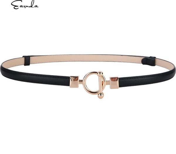earnda women thin skinny leather belt for jeans dress fashion round buckle belts, Black;brown
earnda women thin skinny leather belt for jeans dress fashion round buckle belts, Black;brown