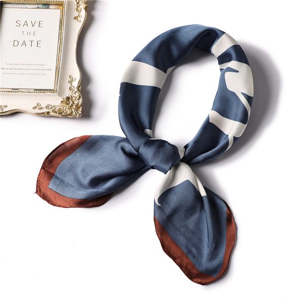 women square print foulard silky scarf suqare stylish spring silk satin bandana hijabs, Blue;gray
women square print foulard silky scarf suqare stylish spring silk satin bandana hijabs, Blue;gray