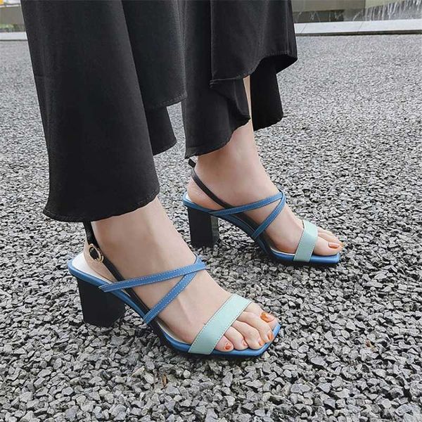 macaron color summer sandals ankle strap block heel ladies dress shoes color blocking leather sandals beach shoes for women, Black
macaron color summer sandals ankle strap block heel ladies dress shoes color blocking leather sandals beach shoes for women, Black