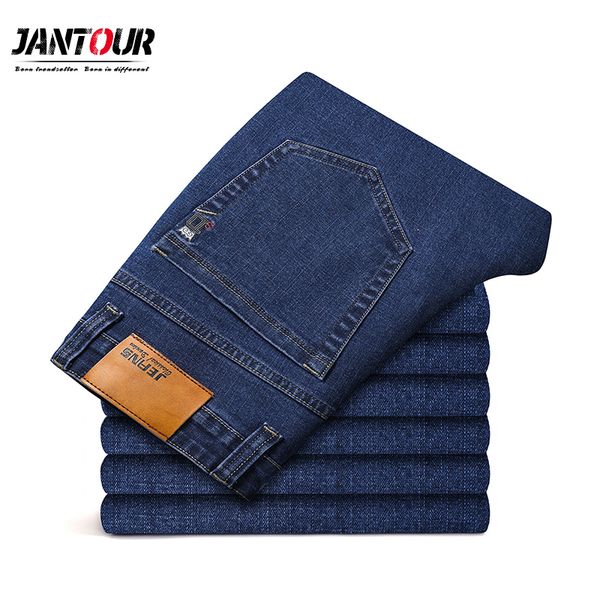 men's business fashion jeans autumn winter new classic style brand straight pants thick elastic trousers blue black 40 42 44 46
men's business fashion jeans autumn winter new classic style brand straight pants thick elastic trousers blue black 40 42 44 46