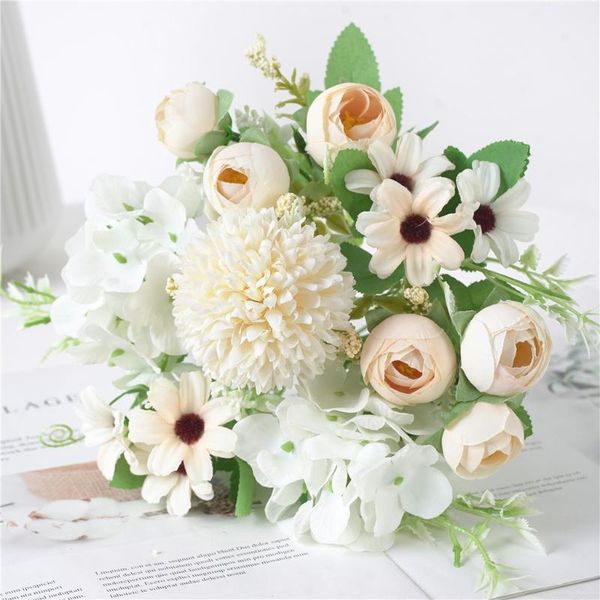 1 piece multi-color mixed flower beautiful artificial silk fake flowers wedding valentines bouquet bridal decor
1 piece multi-color mixed flower beautiful artificial silk fake flowers wedding valentines bouquet bridal decor