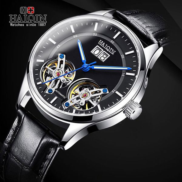 men's watches business tourbillon automatic wristwatch mechanical movement leather band watch men relogio masculino, Slivery;brown
men's watches business tourbillon automatic wristwatch mechanical movement leather band watch men relogio masculino, Slivery;brown