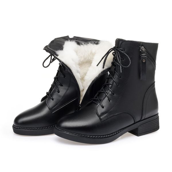 boots 2021 winter warm fur one wool women snow plus size genuine leather shoes woman, Black
boots 2021 winter warm fur one wool women snow plus size genuine leather shoes woman, Black