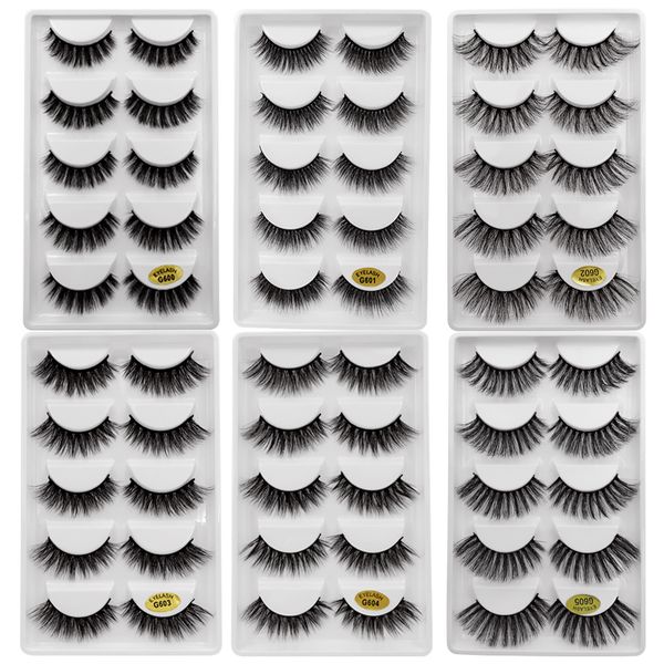 1/4/5 pairs 3d mink hair false eyelashes natural/thick long eye lashes wispy makeup beauty extension tools
1/4/5 pairs 3d mink hair false eyelashes natural/thick long eye lashes wispy makeup beauty extension tools