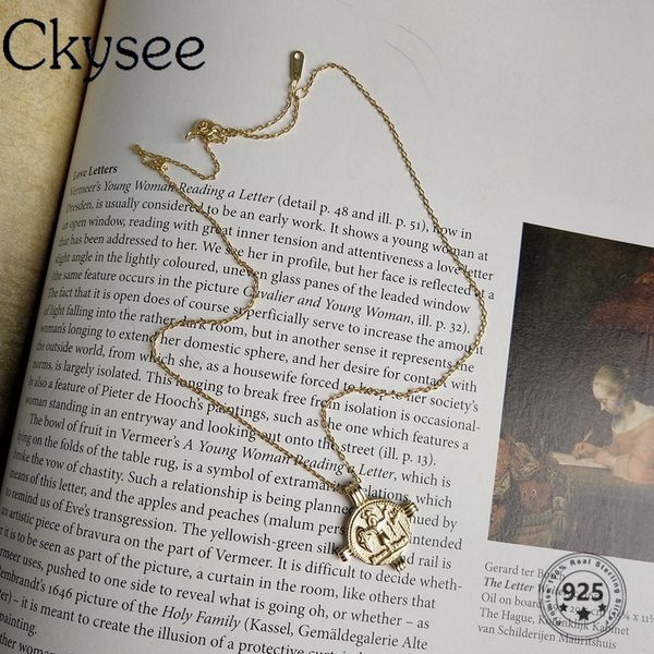 ckysee 925 sterling silver necklaces gold portrait pendant necklace for fashion women jewelry necklace fine charms jewelry
ckysee 925 sterling silver necklaces gold portrait pendant necklace for fashion women jewelry necklace fine charms jewelry