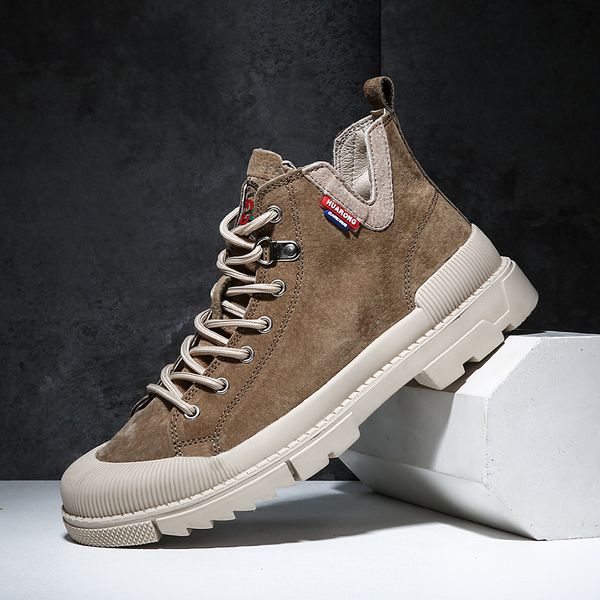 2020 spring/autumn working shoes men black khaki leather casual boots good quality cowboy boots mens rubber non-slip men
2020 spring/autumn working shoes men black khaki leather casual boots good quality cowboy boots mens rubber non-slip men