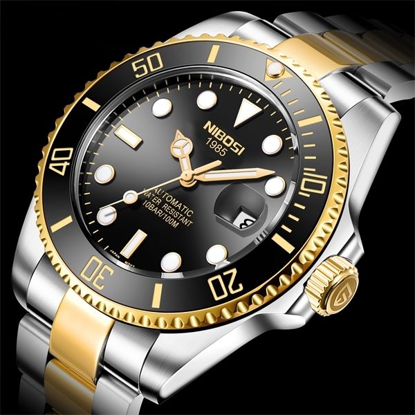 nibosi new 2020 brand automatic mechanical men watch 100m waterproof male sapphire glass sports wrist watch relogio masculino 0924, Slivery;brown
nibosi new 2020 brand automatic mechanical men watch 100m waterproof male sapphire glass sports wrist watch relogio masculino 0924, Slivery;brown
