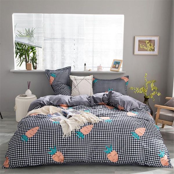 cartoon carrot black white plaid bedding set for children twin bed sheet and quilt cover pillowcase bed linen single
cartoon carrot black white plaid bedding set for children twin bed sheet and quilt cover pillowcase bed linen single