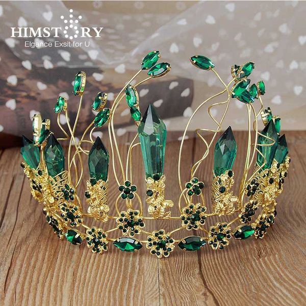 himstory big size clear green crystal tiaras hair crown gorgeous wedding queen hairwear girls pageant hair accessories, Golden;silver
himstory big size clear green crystal tiaras hair crown gorgeous wedding queen hairwear girls pageant hair accessories, Golden;silver
