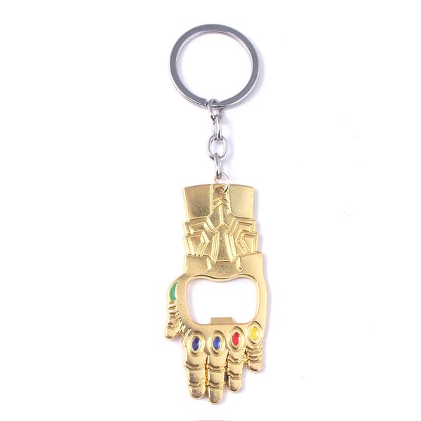 4 thanos bottle opener keychain alloy keyring pendant key ring holder gift accessories, Silver
4 thanos bottle opener keychain alloy keyring pendant key ring holder gift accessories, Silver