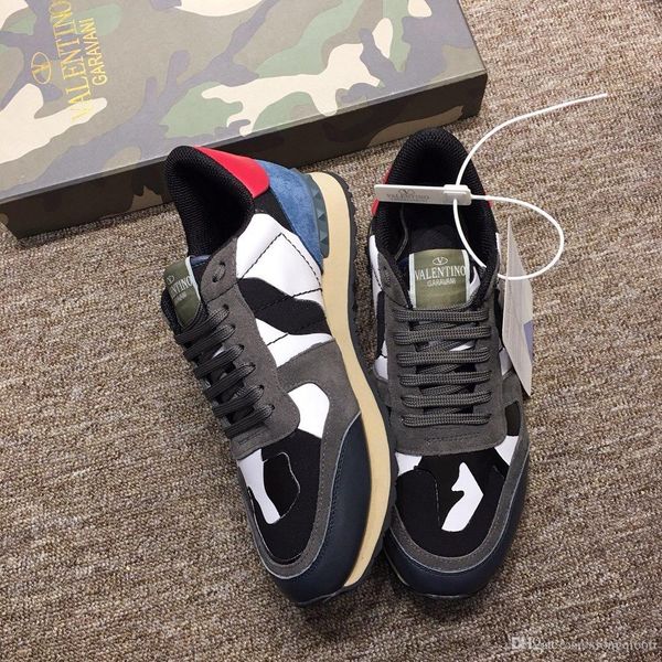 2020 fashion studded camouflage sneakers men women flats luxury designer rockrunner sneakersaa, Red;white 
2020 fashion studded camouflage sneakers men women flats luxury designer rockrunner sneakersaa, Red;white