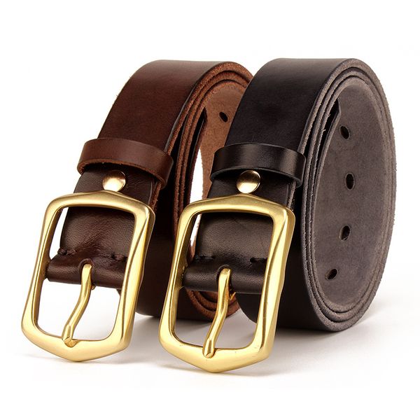 Full-Grain Leather Hand-Washed Vintage Belt Jeans All-match Classic Japanese-Style Pure Copper Buckle Mens Leather Waistband
Full-Grain Leather Hand-Washed Vintage Belt Jeans All-match Classic Japanese-Style Pure Copper Buckle Mens Leather Waistband
