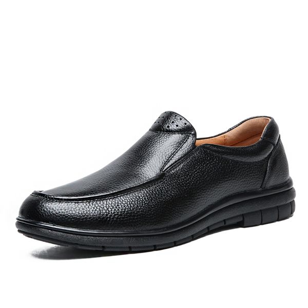new fashion black white flats shoes leather fashion male casual shoes all black men's leather casual sneakers *m1901