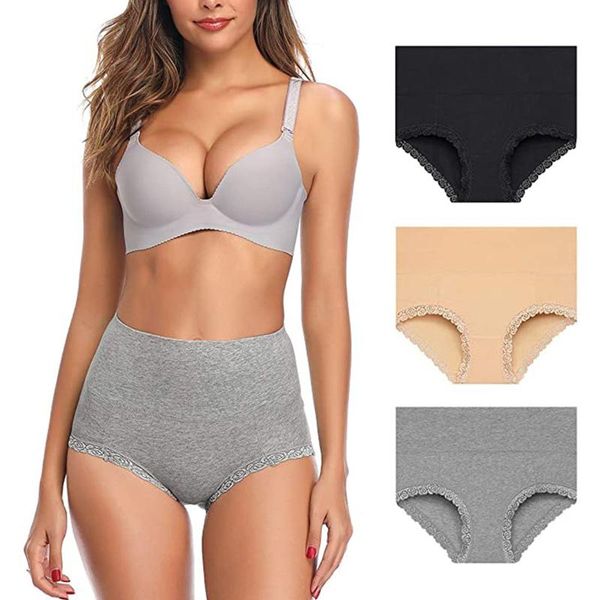 women's underwear high waist underwear elastic traceless 3 pieces of solid color high waist women's, Black;pink
women's underwear high waist underwear elastic traceless 3 pieces of solid color high waist women's, Black;pink