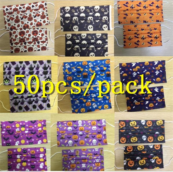 50pcs/pack disposible face masks kids adults 3 layers non-woven facemasks hallooween pumpkin ghost cartoon disposable mask mouth cover e9303, Blue
50pcs/pack disposible face masks kids adults 3 layers non-woven facemasks hallooween pumpkin ghost cartoon disposable mask mouth cover e9303, Blue