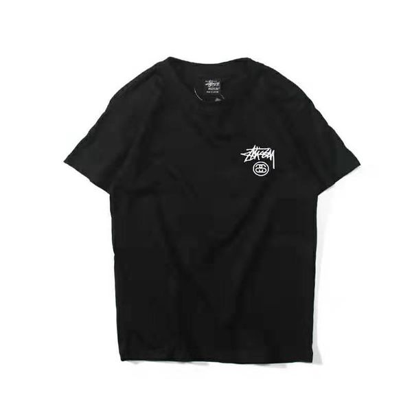 2020 newstutssy simple logo embroidery classic cotton short-sleeved t-shirt new, White;black
2020 newstutssy simple logo embroidery classic cotton short-sleeved t-shirt new, White;black