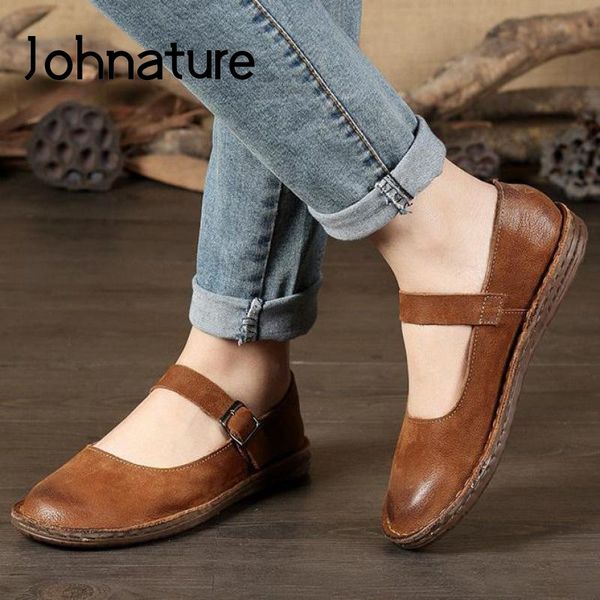 johnature flats women shoes spring summer 2020 new genuine leather buckle strap round toe shallow casual handmade ladies shoes, Black
johnature flats women shoes spring summer 2020 new genuine leather buckle strap round toe shallow casual handmade ladies shoes, Black
