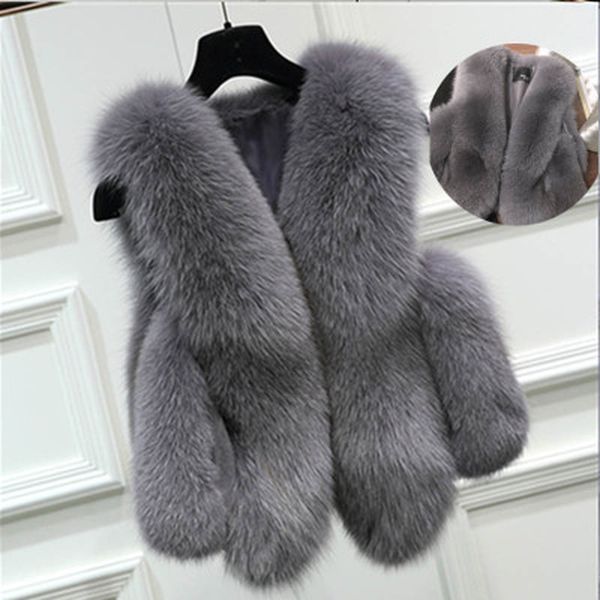 women's vests faux fur coat 2021 winter vest for women warm short waistcoat female casual loose jacket sleeveless, Black;white
women's vests faux fur coat 2021 winter vest for women warm short waistcoat female casual loose jacket sleeveless, Black;white