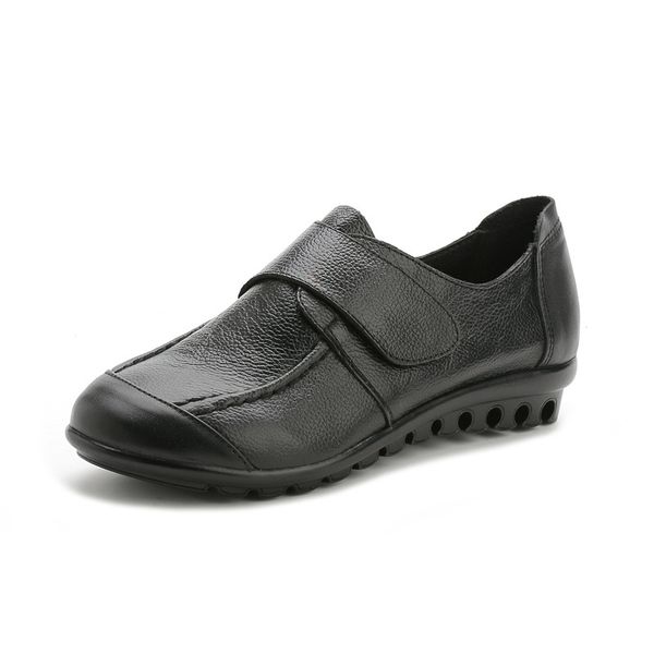 women's genuine leather loafers spring autumn soft bottom breathable shoes round head asakuchi party casual shoes large size 43, Black
women's genuine leather loafers spring autumn soft bottom breathable shoes round head asakuchi party casual shoes large size 43, Black