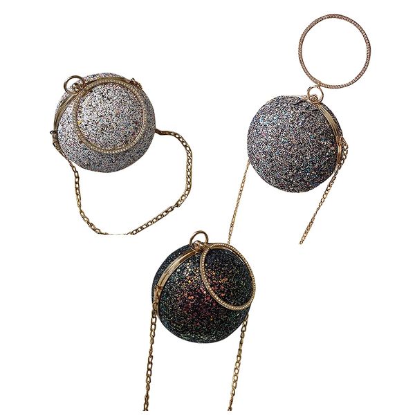 fashion round bag sequins evening bag wedding party purse shoulder crossbody for women
fashion round bag sequins evening bag wedding party purse shoulder crossbody for women