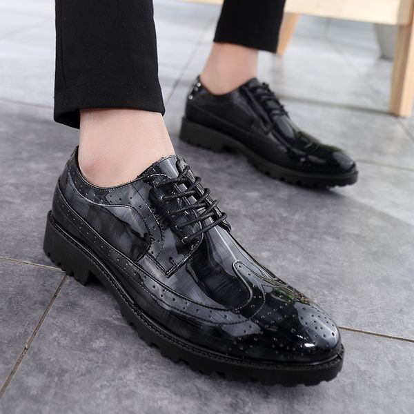 formal oxford shoes for men fashion wedding shoes leather italy round toe outdoor mens dress sapato oxford masculino, Black
formal oxford shoes for men fashion wedding shoes leather italy round toe outdoor mens dress sapato oxford masculino, Black