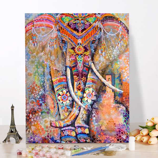 новая краска по количеству elephant животных расписанного diy kit подарков рисование на холсте картина масле картины стена искусство домашне
новая краска по количеству elephant животных расписанного diy kit подарков рисование на холсте картина масле картины стена искусство домашне