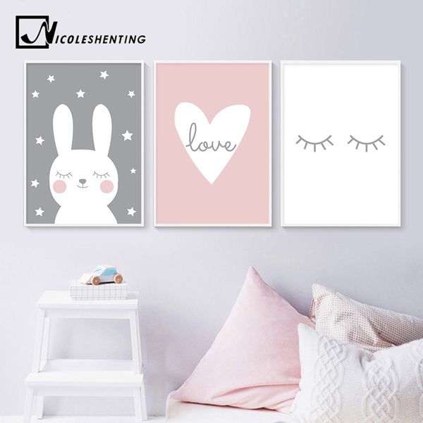 baby nursery wall art canvas print cartoon rabbit heart poster simple painting decorative picture nordic kids bedroom decoration
baby nursery wall art canvas print cartoon rabbit heart poster simple painting decorative picture nordic kids bedroom decoration