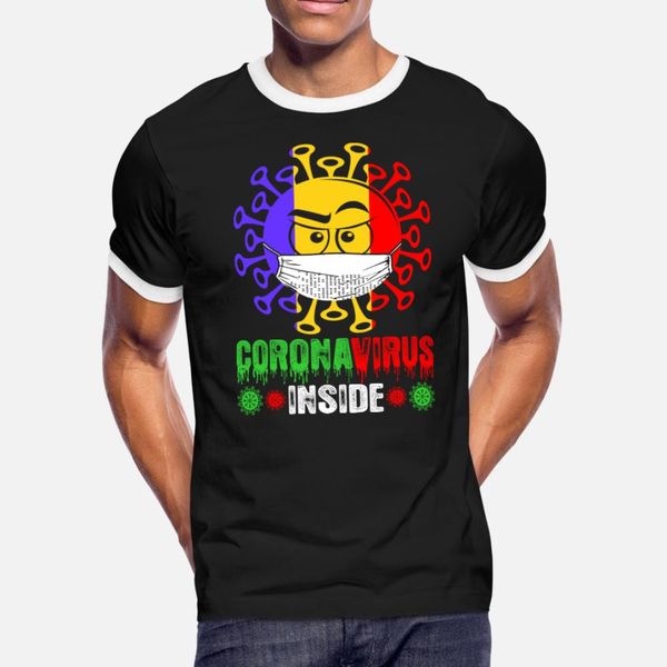 румынская corona вирус внутри тенниска men персонализированного tee shirt размер s-3xl одежда anti-wrinkle casual summer style family рубашк
румынская corona вирус внутри тенниска men персонализированного tee shirt размер s-3xl одежда anti-wrinkle casual summer style family рубашк