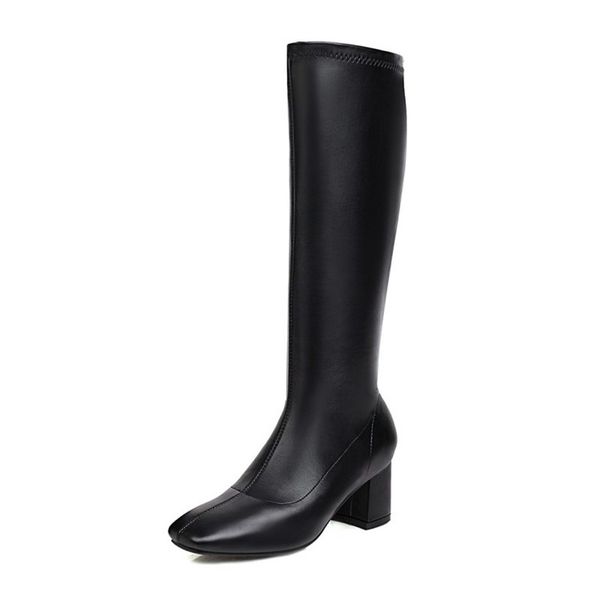 boots large size 32-48 fashion autumn winter women square toe zipper sewing high heels shoes knee 2021, Black
boots large size 32-48 fashion autumn winter women square toe zipper sewing high heels shoes knee 2021, Black