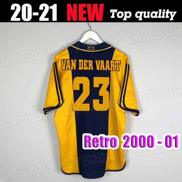 2000 2001 ajax away retro soccer jersey 00 01 van der vaart chivu van der meyde winter witschge vintage classic football shirt, Black;yellow
2000 2001 ajax away retro soccer jersey 00 01 van der vaart chivu van der meyde winter witschge vintage classic football shirt, Black;yellow