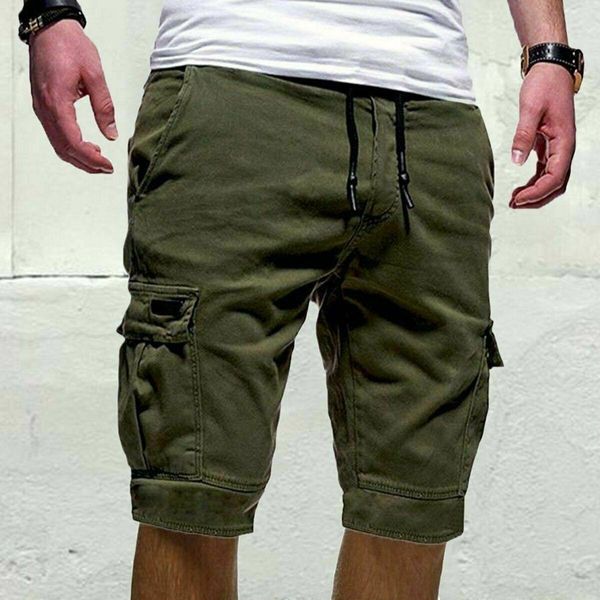 men shorts casual jogger shorts pokects solid elastic sports cargo military combat workout gym summer mens trousers, White;black
men shorts casual jogger shorts pokects solid elastic sports cargo military combat workout gym summer mens trousers, White;black