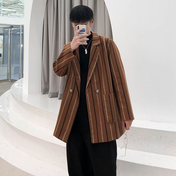 men's suit 2020 autumn new slim solid color striped printing long-sleeve suit casual lapel fashion youth men's wear, White;black
men's suit 2020 autumn new slim solid color striped printing long-sleeve suit casual lapel fashion youth men's wear, White;black