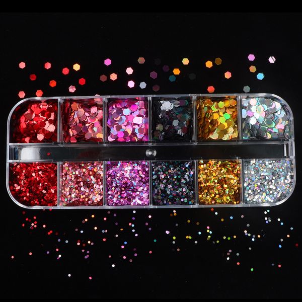 12 girds holographic mix laser hexagon shape sparkly nail glitter for nail decorations 3d sequins for art accessories, Silver;gold
12 girds holographic mix laser hexagon shape sparkly nail glitter for nail decorations 3d sequins for art accessories, Silver;gold